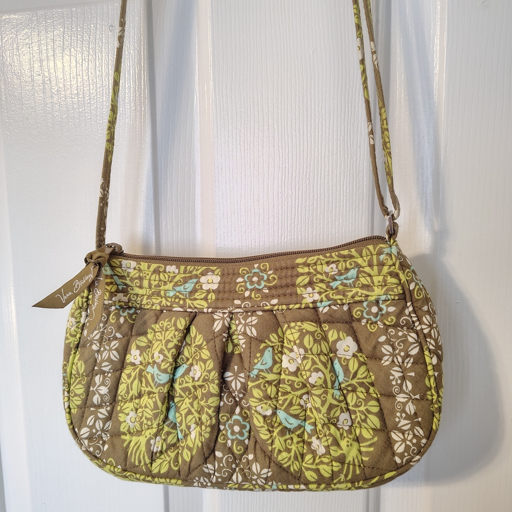 Vera Bradley Green and Blue Crossbody Bag
